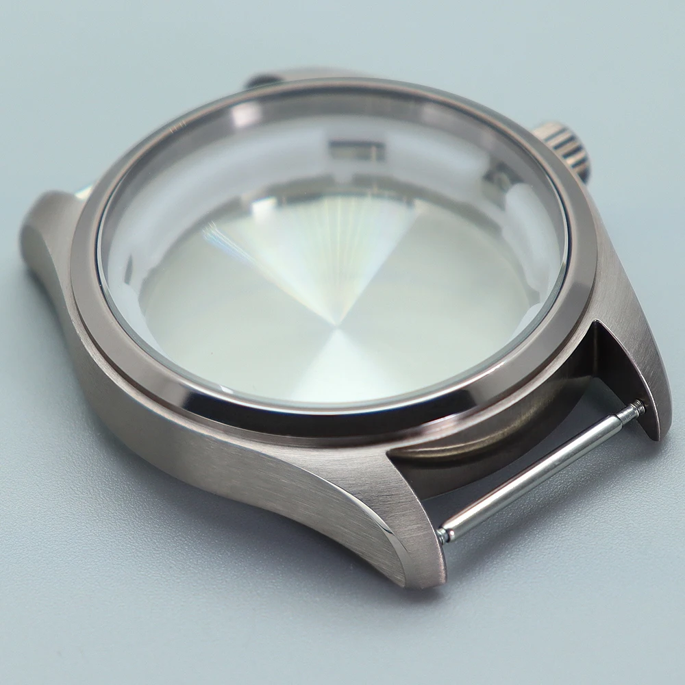 Часы цвета хаки, 40 мм, корпуса из стали 316L, запасные части для часов Seiko NH35 NH36/34 4R36, механизм 33,6-34,3 мм, модифицированный пилот циферблата