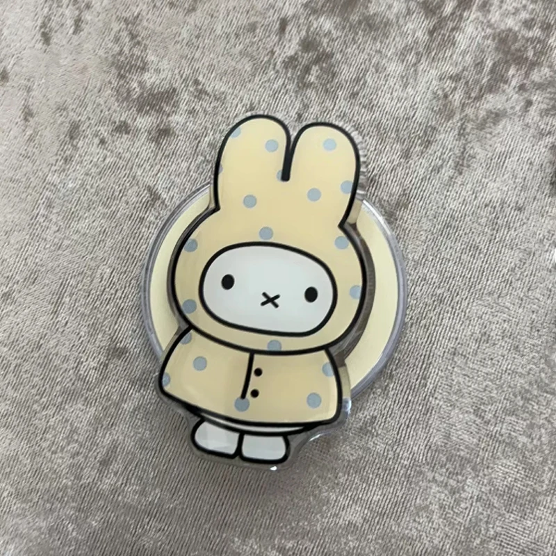Магнитный чехол Miffy MagSafe с подставкой и чехлом для телефона для IPhone 161514131211 Pro Kawaii с мультяшным кроликом, противоударный модный праздничный подарок (art.: 3920d1a32d1bc) - 3920d1a32d1bc
