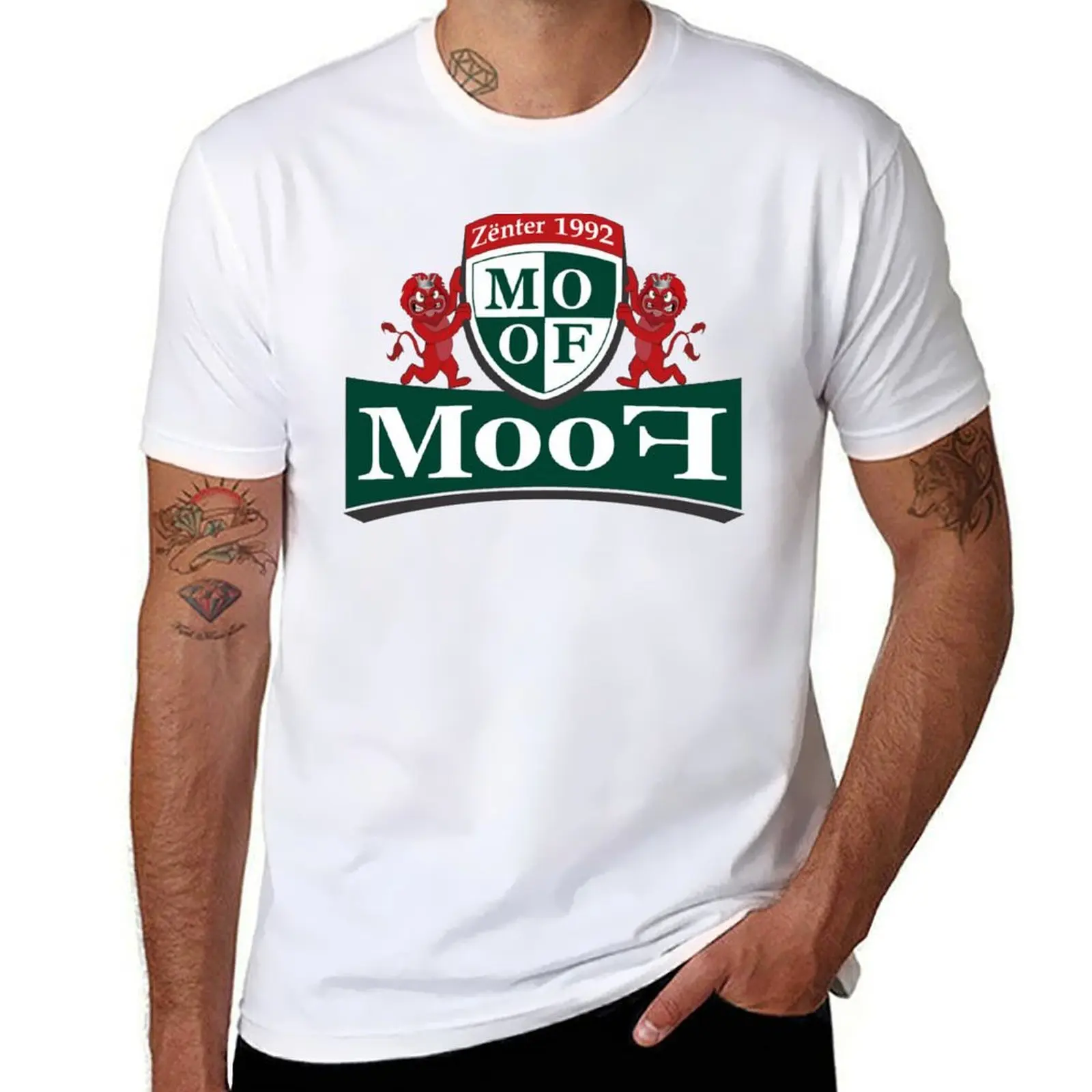 Футболка MooF Z?nter 1992, футболки с аниме для мужчин, футболки для мужчин, комплект хлопковой футболки