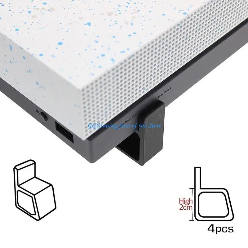 H9EB Gaming Accessories Crackt Stand Console Console Horizontal Holder Game Machine Охлаждение