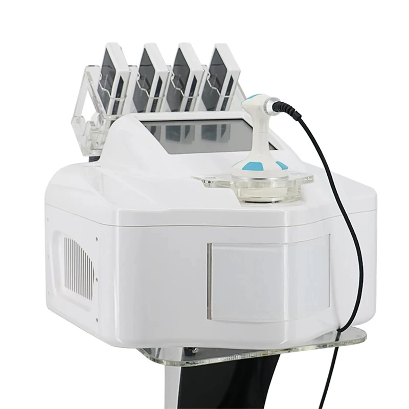 Cryo RF Cryoskin 4,0, сжигание жира, замораживание, EMS, крутая волна, 4 подушечки, охлаждающая кожа, Cryopad, E-Cool, криолиполиз, машина для похудения тела