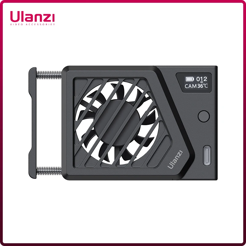 Обновленная версия Ulanzi CA25 охлаждающий вентилятор для камеры радиатор 4K набор для записи радиатор для Sony ZV-E1 R6 Mark II FUJIFILM XT4 Nikon