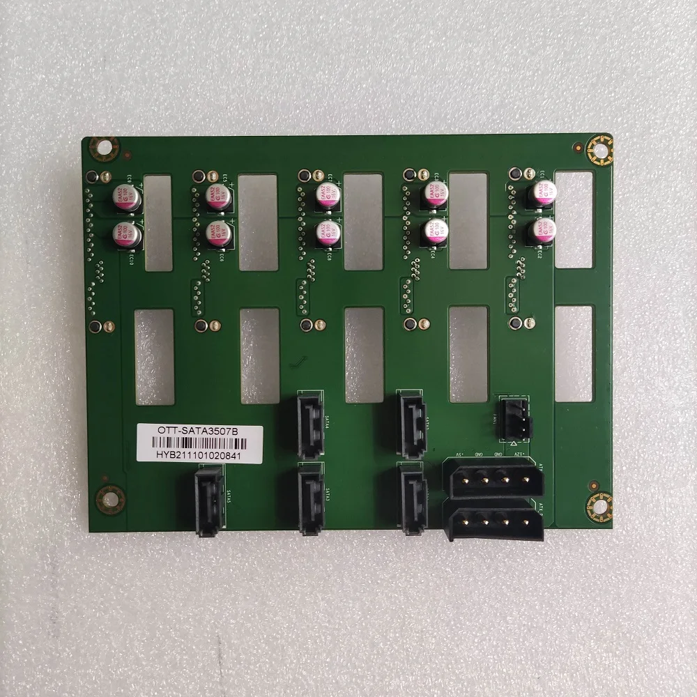 Фото Top N1 аксессуары для шасси Backplane SATA коннектор 5 печатная плата интерфейса жесткого диска №2