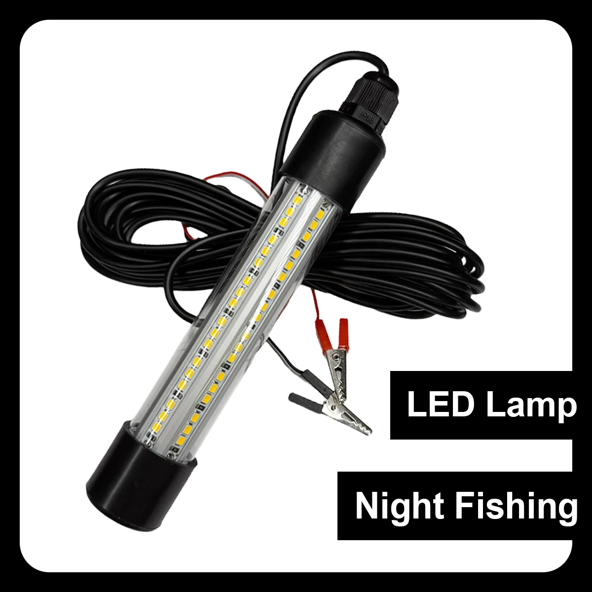 Led Подводные рыболовные фонари рыболовные прожекторы Холодные корабельные огни Холодный белый / теплый белый / зеленый / синий аксессуары Глубина моря