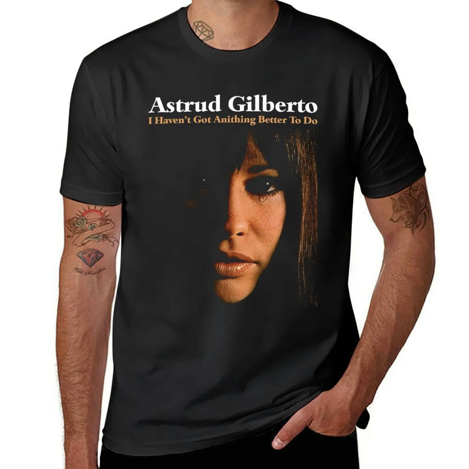 Футболка ASTRUD GILBERTO с принтом животных для мальчиков, забавная футболка, новые подарки и футболки, мужские рубашки, футболка с рисунком
