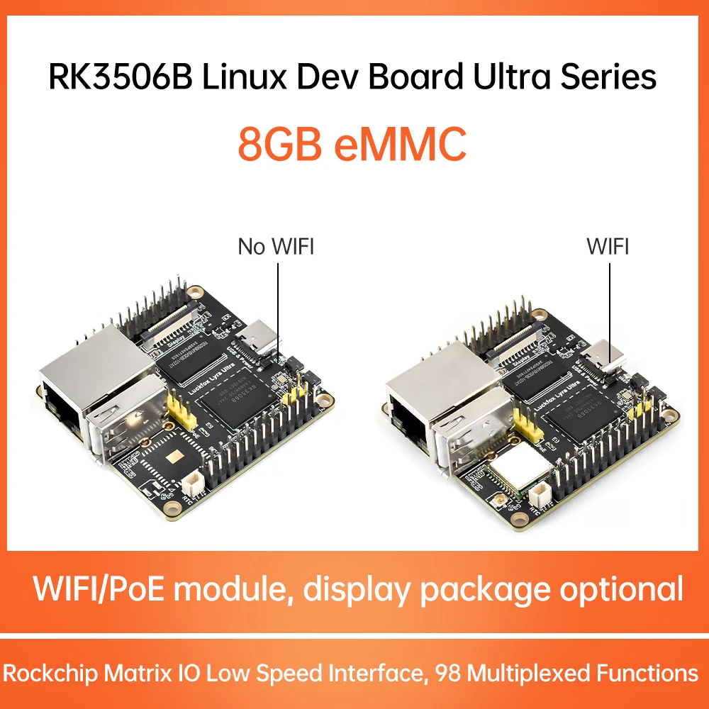 Фото Luckfox Lyra Ultra/Luckfox Lyra Ultra W RK3506B Плата разработки Micro Linux AI Board 8G eMMC Arm Cortex-A7 Arm Cortex-M0 №3