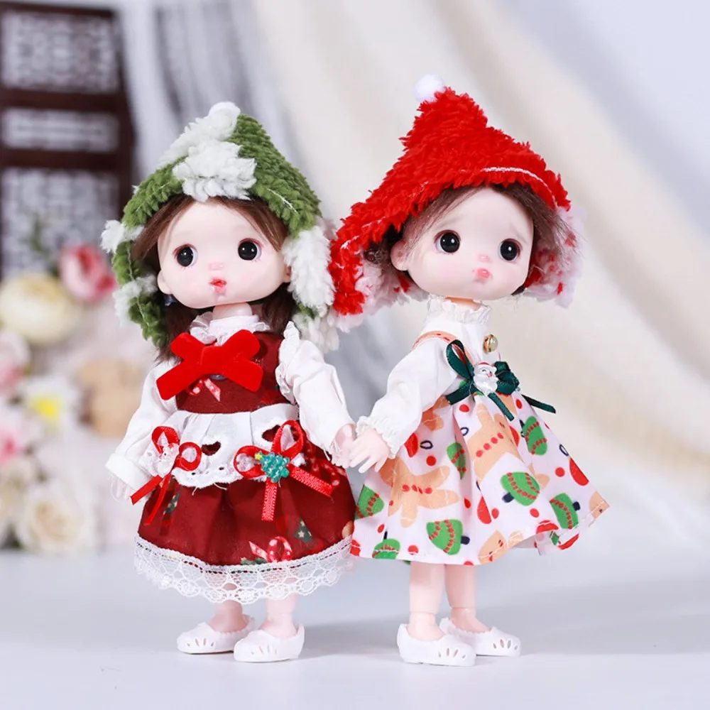 Фото Платье Лолиты, одежда для кукол BJD, игрушечные аксессуары, рождественский комплект, костюм с юбкой для кукол BJD, одежда для кукол «сделай сам», одежда для девочек №4