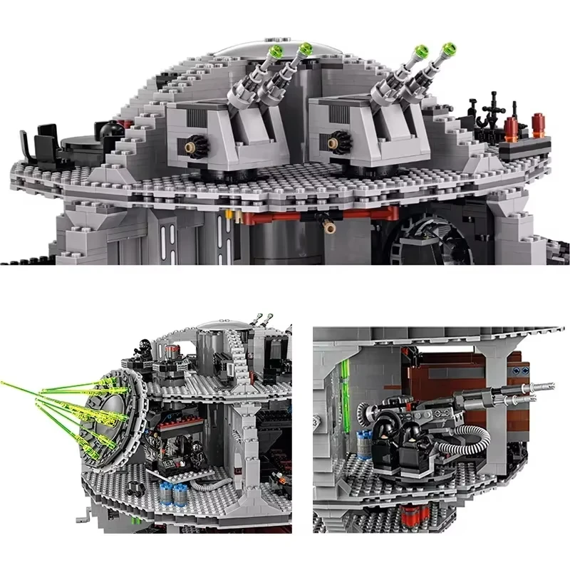 Фото Быстрая доставка DS-1 Платформа MOC Дисплей Death Star Great Ultimate Строительные блоки 81061 Кирпичи Игрушка в подарок Совместимость 75159 №3