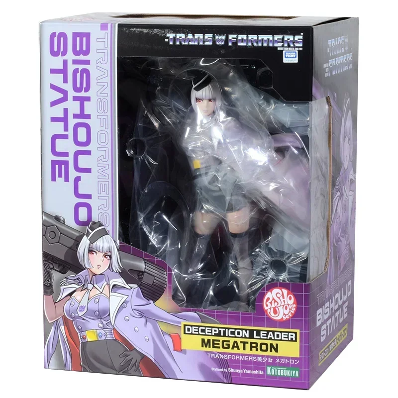 Фото Kotobukiya оригинальная Подлинная 1/7 статуя Hasbro Трансформеры Мегатрона десептикона бишоуджо см фотоколлекция подарок №2