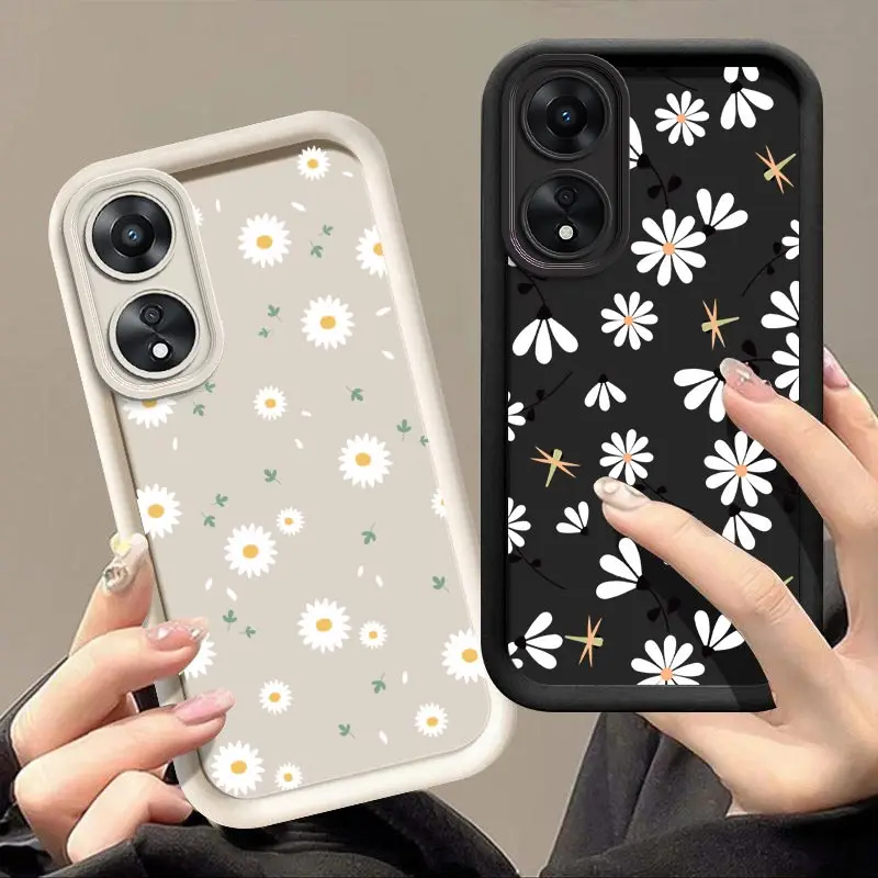 Фото Обложка A78 с опавшими цветами, новинка, задний свет для OPPO A78, A79, A83, A93, A94, A73, A54, A74, A98, A95, A77, A57, A58, A93S, A1Pro, A55, A1 №2