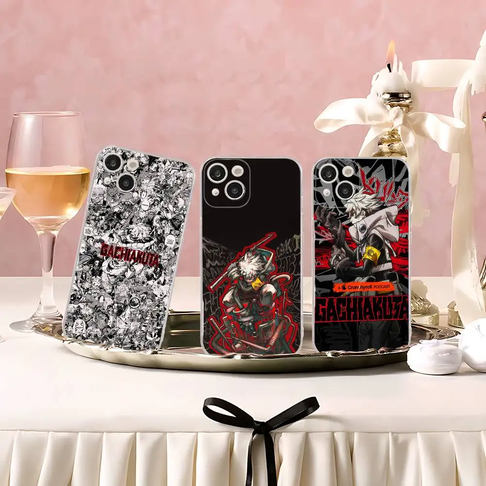 Чехол для телефона G-Gachiakuta с японским аниме для iPhone 16 15 14 13 12 Mini 11 Pro XS Max X XR SE 6 7 8 Plus, мягкий силиконовый чехол