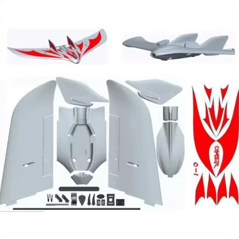 C1 Flying Wing Delta Chaser FPV Carrier Большой планер с крыльями Радиоуправляемый самолет Игрушечный самолет с дистанционным управлением Модель самолета Подарок для любителей