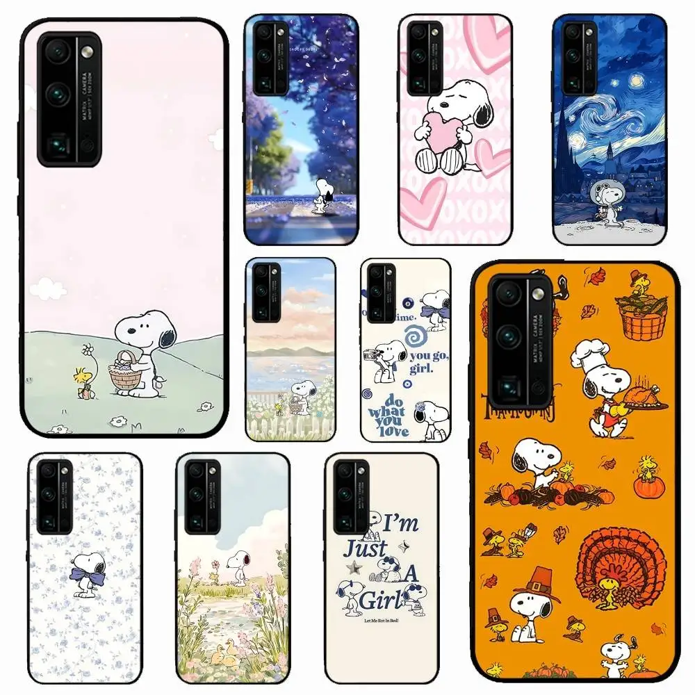 Чехол для телефона S-SnoopyS с милым мультяшным рисунком для Huawei Honor 10 Lite 9 20 7A 9X 30 50 60 70 Pro Plus, мягкий силиконовый чехол