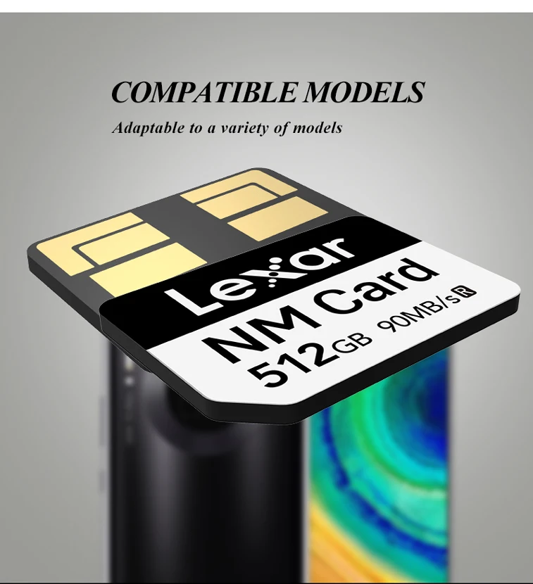 Фото Оригинальная высокоскоростная карта памяти Lexar NM CARD 128 ГБ 256 ГБ 512 ГБ HUAWEI Nano Card Скорость чтения до 90 МБ/с для HUAWEI Phone Pad №4