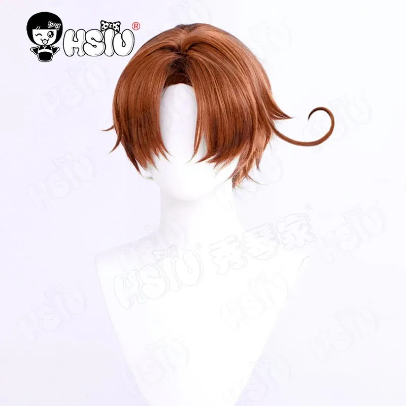 Фото Axis Powers Hetalia Италия косплей парик HSIU красновато-коричневые короткие волосы термостойкий синтетический парик аниме Axis Powers косплей парик №3