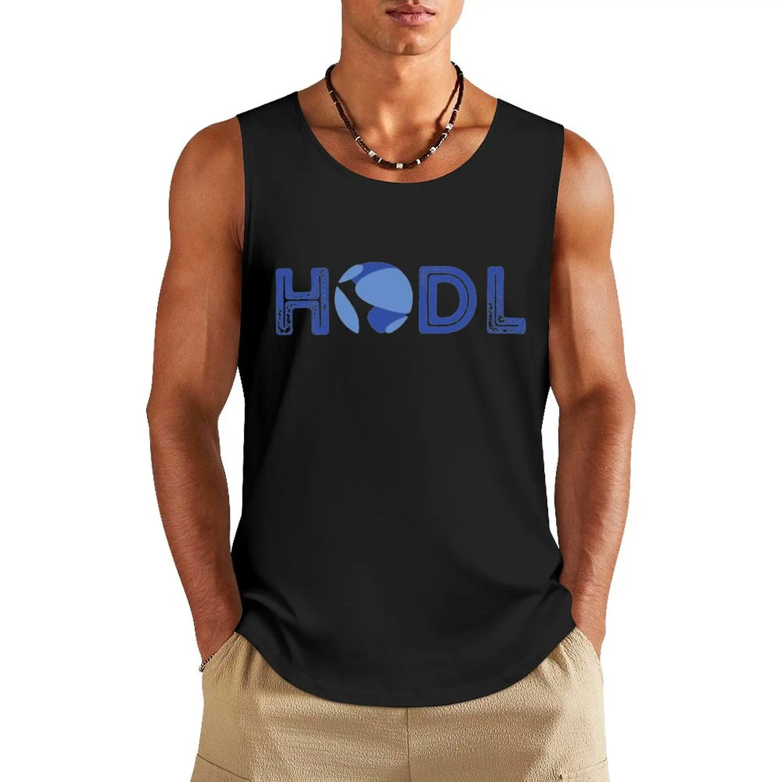 Майка HODL Terra Luna для инвесторов из криптовалюты-hold on luna для dear life, мужские майки для спортзала, рубашка для бега, нижнее белье