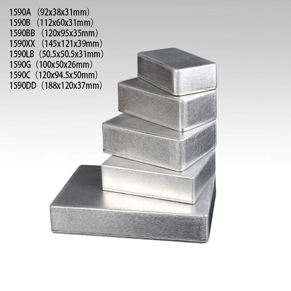 Бокс эффекты Stomp гитарные эффекты IP54 Инструменты Легкий 1032L 125B/1590LB/1590DD 2 мм 4 мм Серебристый высокое качество