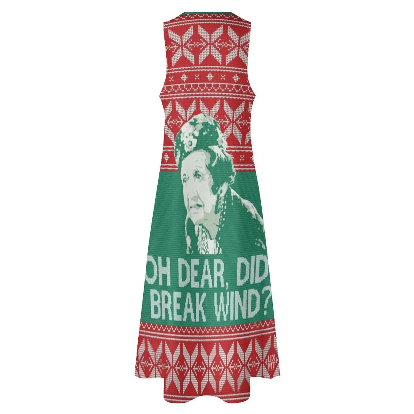 Фото Aunt Bethany - Ugly Sweater, длинное платье, женская одежда, платья, летнее женское платье 2025 года, корейский стиль №4
