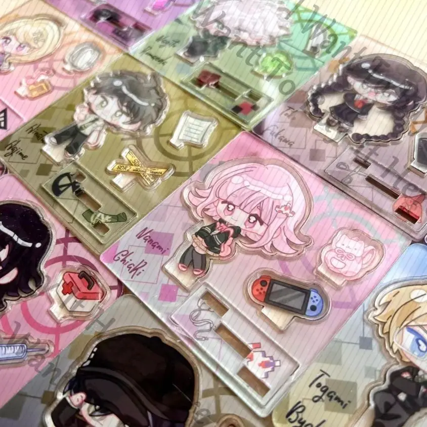 Аниме Danganronpa Nagito Komaeda Mikan Tsumiki Saihara Shuichi Togami Byakuya Toko Fukawa Косплей Акриловая вывеска-подставка Рисунок в подарок
