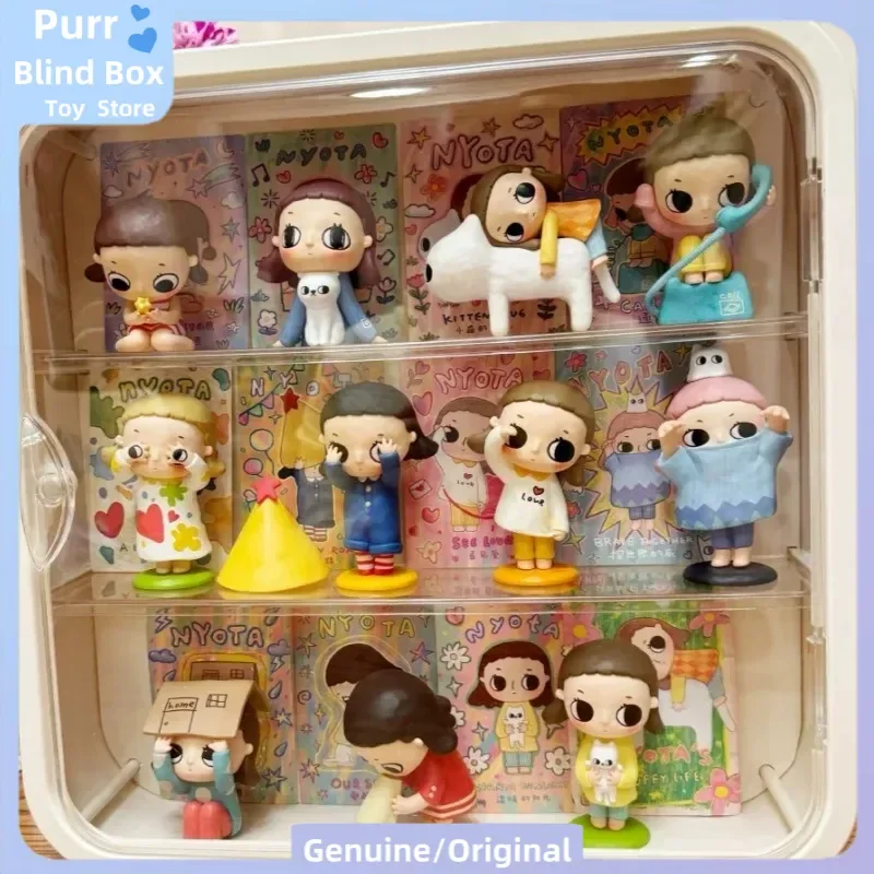 Подлинная POPMART Nyota V1 Fluffy Life Series слепая коробка милая экшн-фигурка модель игрушки загадочная коробка настольное украшение подарок на день рождения (art.: 3920d20aa5608) - 3920d20aa5608