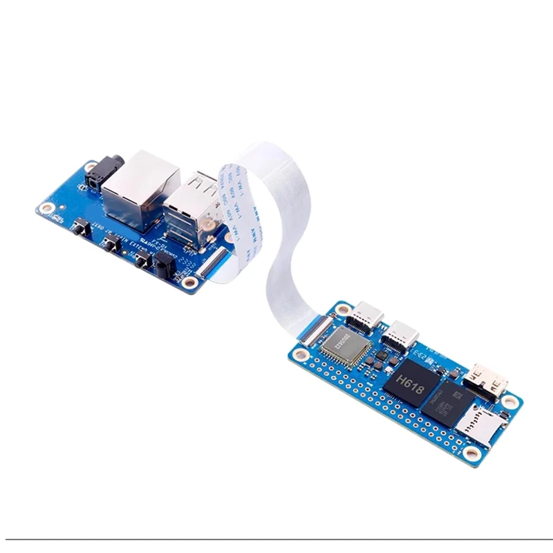 DDR4 Allwinner H618 Wifi + BT BLE SBC одноплатный компьютер Zero2w Мини ПК пластик для Orange Pi Zero 2 Вт 1 Гб + плата расширения