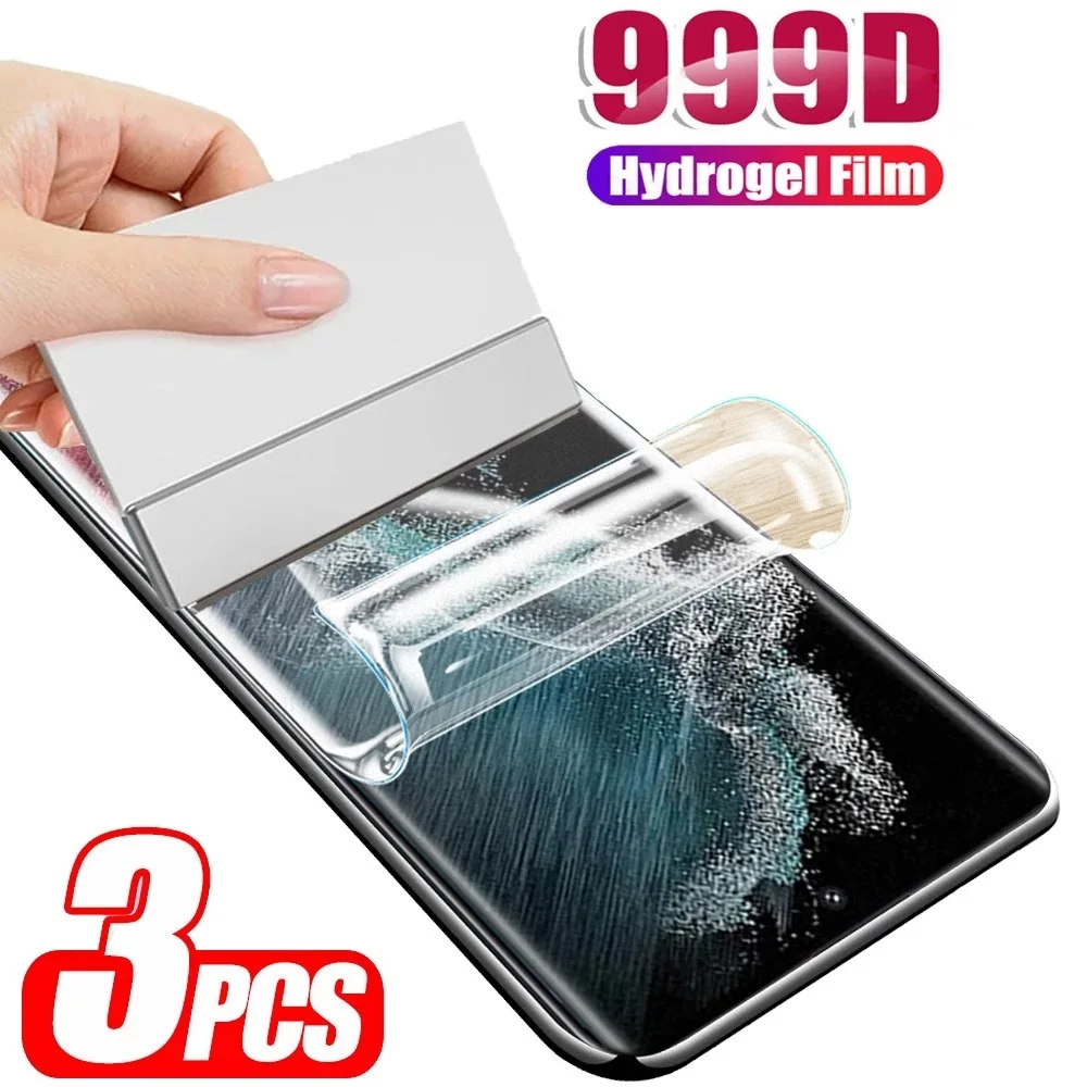 Гидрогелевая пленка для ZTE Axon 30 5G 30S 40SE 40 A41 Pro Ultra Blade V40s V41 Vita V40 Pro A52 Lite A72 4G, защитная пленка для экрана, 3 шт.