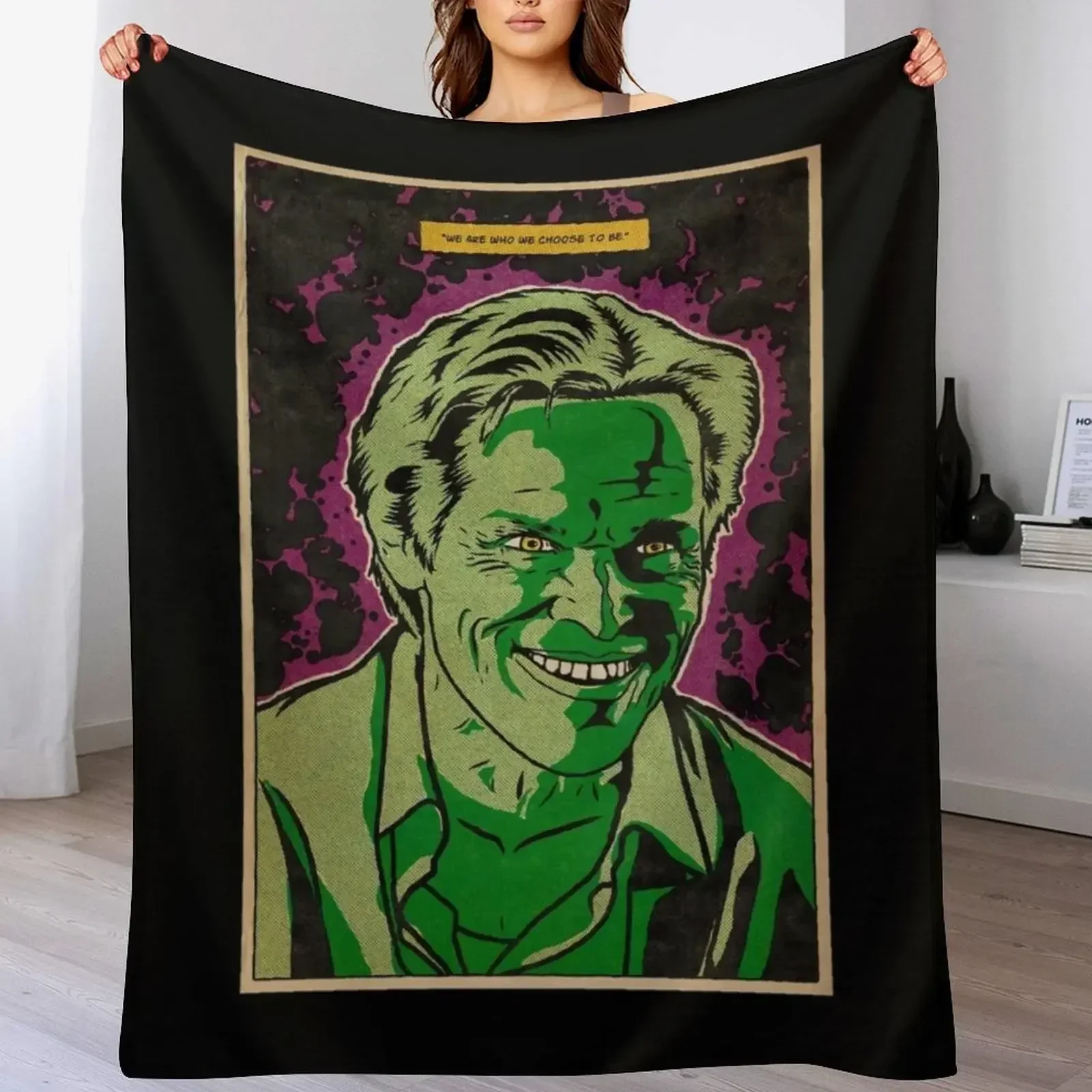 Фото Одеяло для дивана Dafoe, злой смех, детское одеяло для декоративных диванов №4