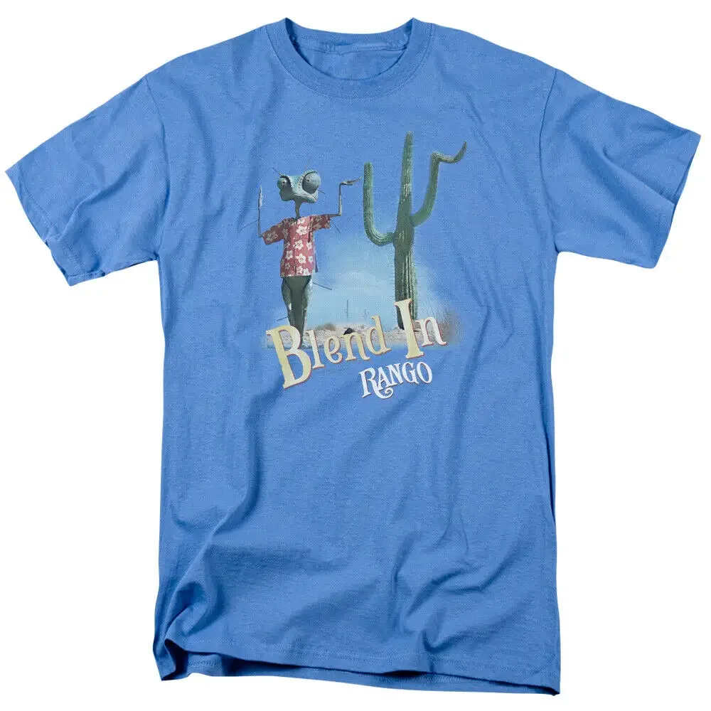 Футболка Rango Blend In, мужская лицензированная детская футболка Mr Timms Carolina Blue