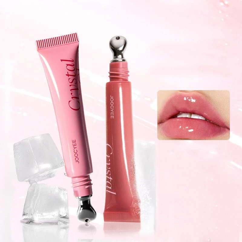 Joocyee Lip Gloss Mirror Lipstick Essence Honey Lip Glaze Веганский бальзам для губ для мгновенной влаги, блеска и увлажнения - смягчающий