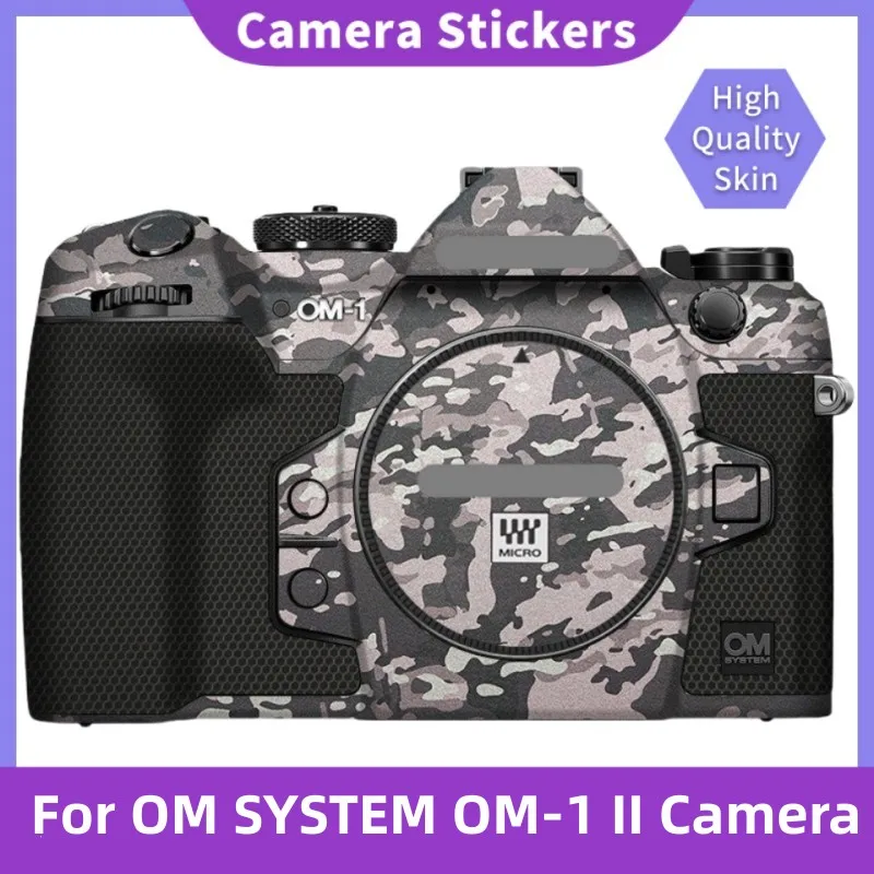 OM-1II Индивидуальная наклейка для OM SYSTEM OM-1 II Наклейка на кожу камеры Виниловая пленка для Olympus OM1 Mark II 2 M2 Mark2 MarkII