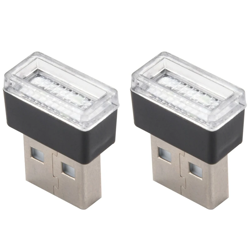 2 портативных мини-USB-устройства для интерьера автомобиля