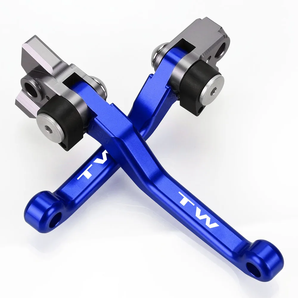 Фото Алюминиевый Рычаг сцепления тормоза для мотоцикла YAMAHA TW200 TW125 TW225 1999-2017 2016 2015 TW 200 125 аксессуары №3