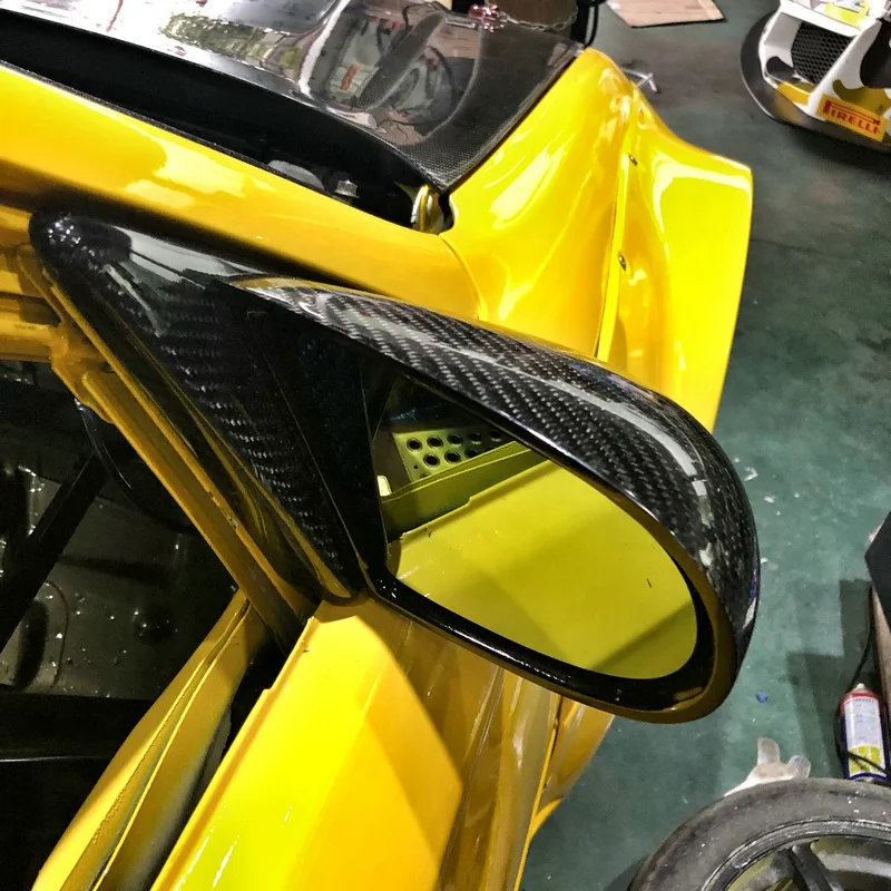 Подходит для замены зеркала для HONDA EK Civic Не для 4-дверной модели Высококачественное углеродное волокно
