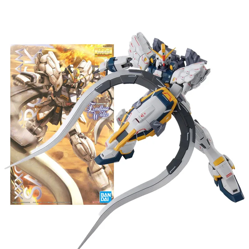 Набор моделей Bandai 71536 мг 1/100 EW Sandrock Gundam Desert в сборе аниме Подлинная экшн-фигурка модели игрушки для мальчиков Детский подарок