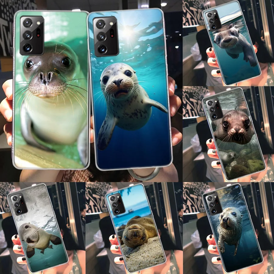 Чехол для телефона Seal Alert для Galaxy S25+ Ultra Samsung A12 A22 A32 A42 A52 A52S A72 A54 A34 A24 A14 A73 A53 A33 A23 A13 F52 Cover