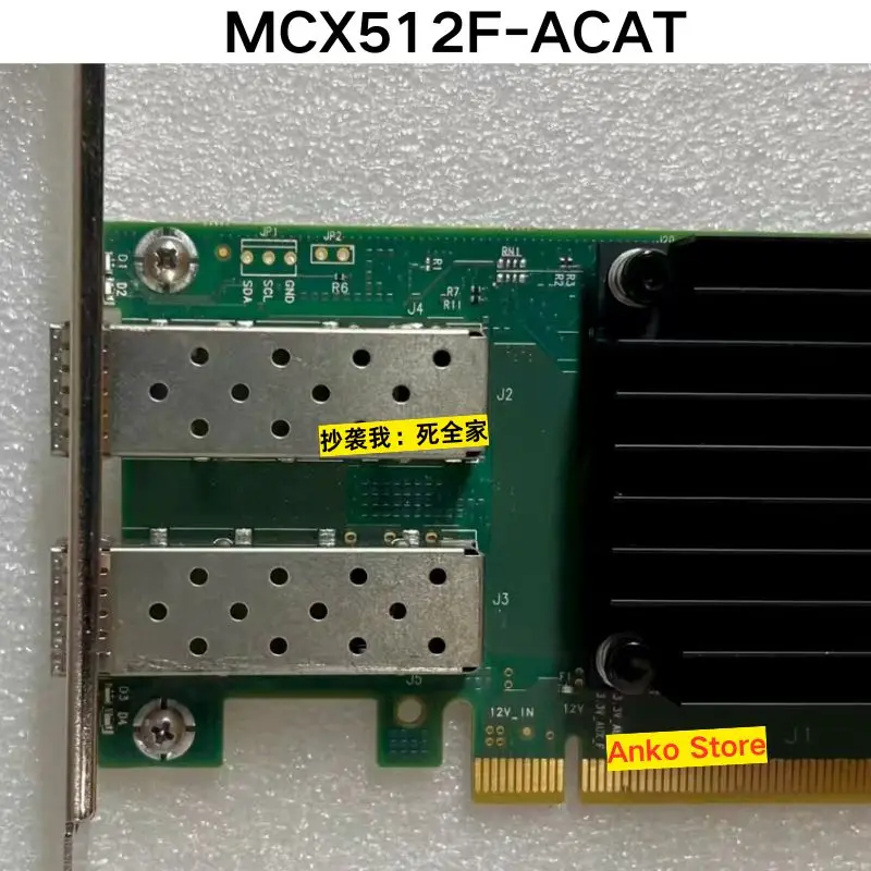 Фото Б/у тестовая сетевая карта OK MCX512F-ACAT ConnectX-5 с двумя портами 10/25G TDNNT 0V5DG9 №2