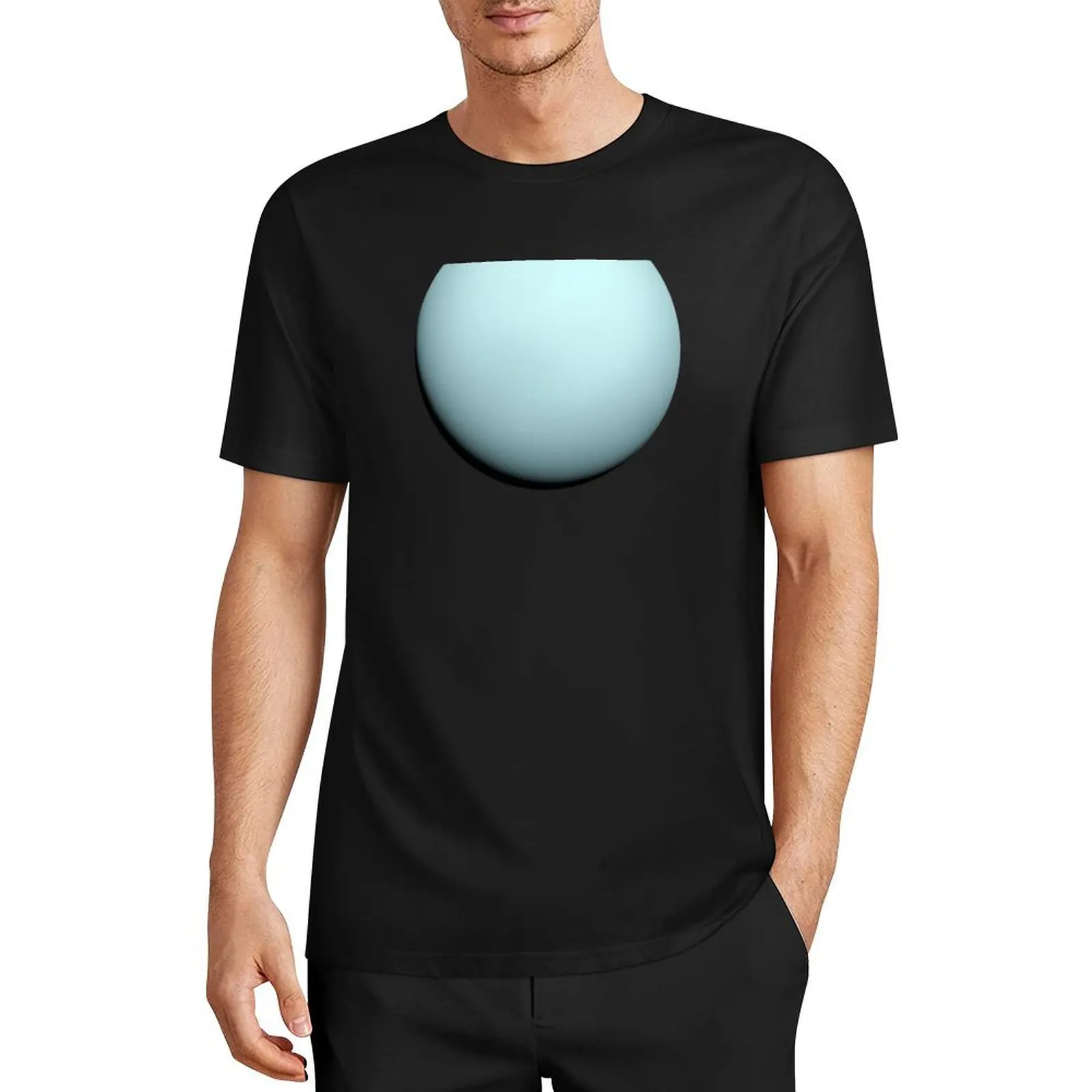 Футболка Uranus, Мужская одежда, рабочая одежда, футболка с коротким рукавом для мальчиков, черные и белые футболки для мужчин