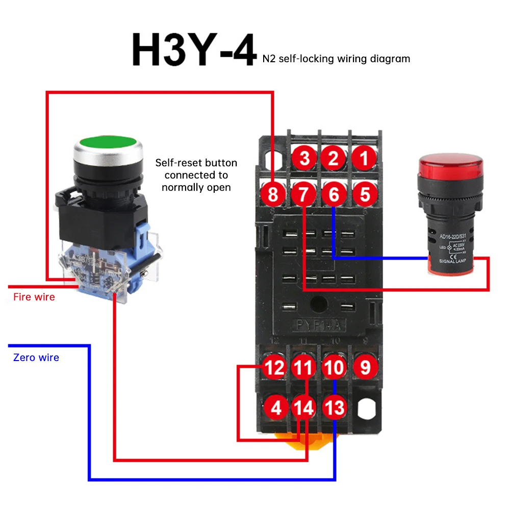 H3Y-4 Реле задержки ЖК-дисплея DC12V DC24V AC220V Контроллер задержки включения Реле времени Электронное реле таймера с базовой розеткой (art.: 3920d139f418f) - 3920d139f418f