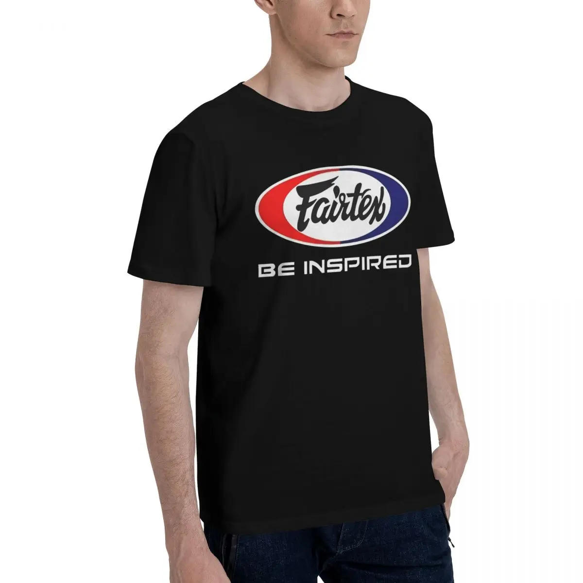 Фото Новая Fairtex Muay Thai кикбоксинг 100% хлопок повседневная дышащая удобная футболка новые подарки и футболки мужская футболка №2
