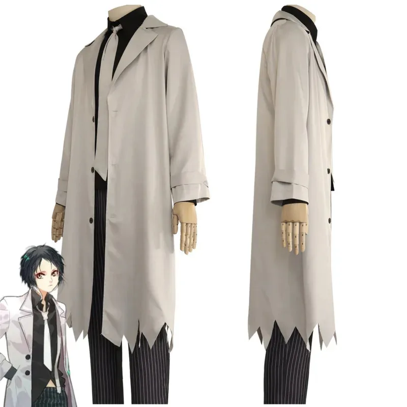 CyAnime Bungo Stray Dogs Beast Ryunosuke Akutagawa Nakajima Atsushi Косплей Костюм BEAST Длинный плащ Мужчина Женщина Костюм для вечеринки
