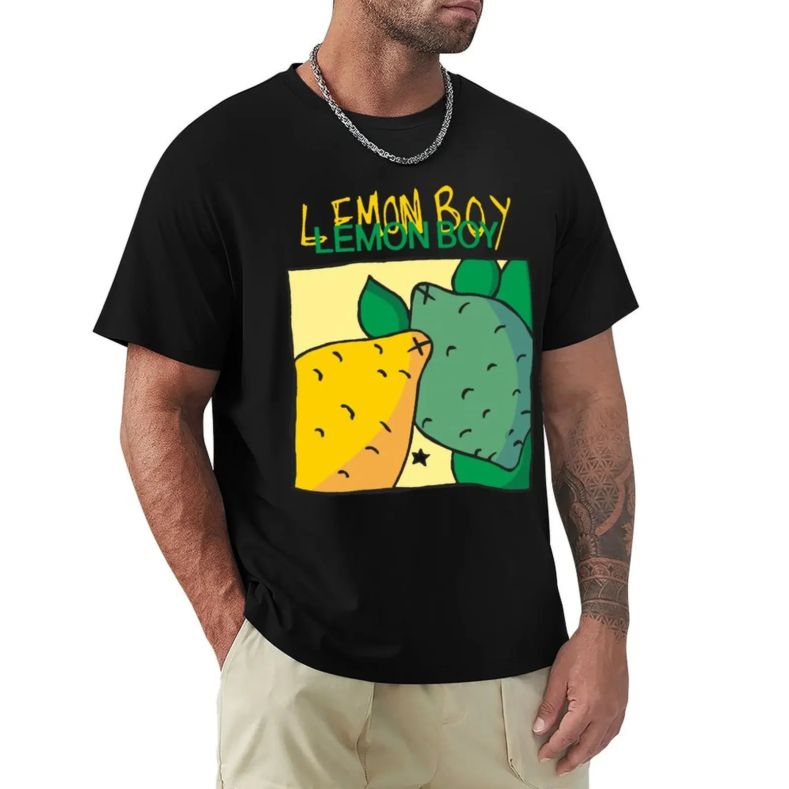 Красивая модель Lemon Boy Cavetown Awesome For Movie Fans футболка с графическим рисунком винтажные черные футболки для мужчин