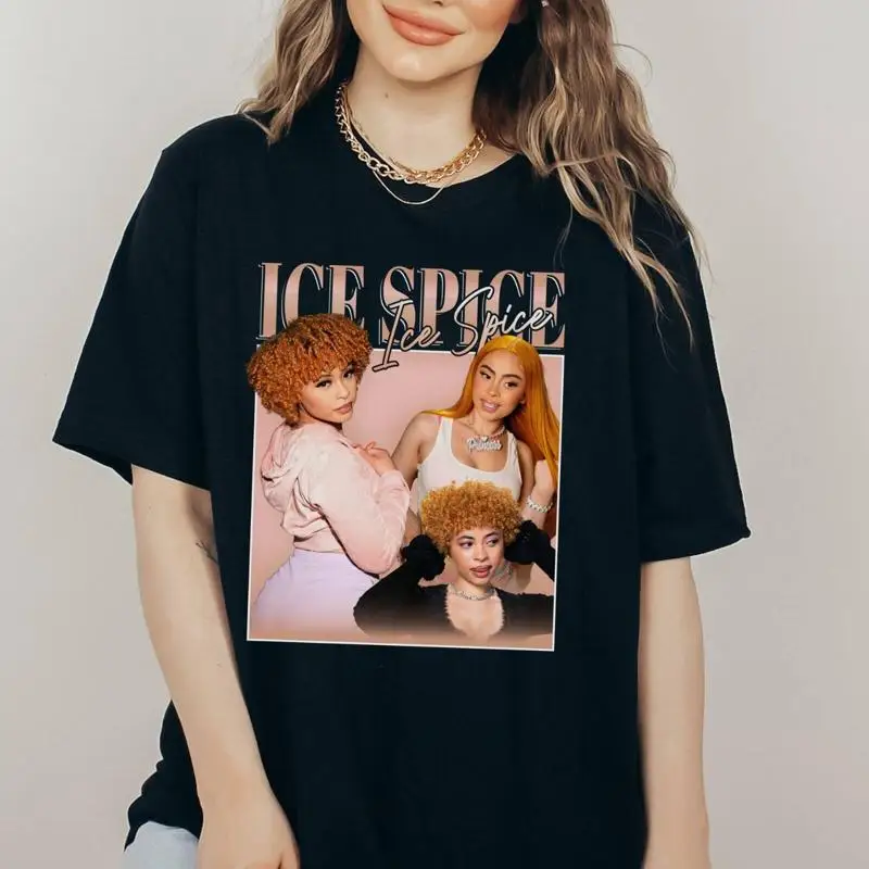 Винтажная футболка Ice Spice Fan Tour Retro Sh