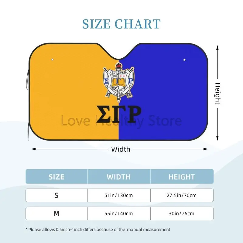 Sigma Gamma Rho 192, лобовое стекло автомобиля, солнцезащитный козырек, защита от ультрафиолетовых лучей, сохраняет ваш автомобиль, крутой солнцезащитный козырек, складной козырек (art.: 3920cd92216f9) - 3920cd92216f9