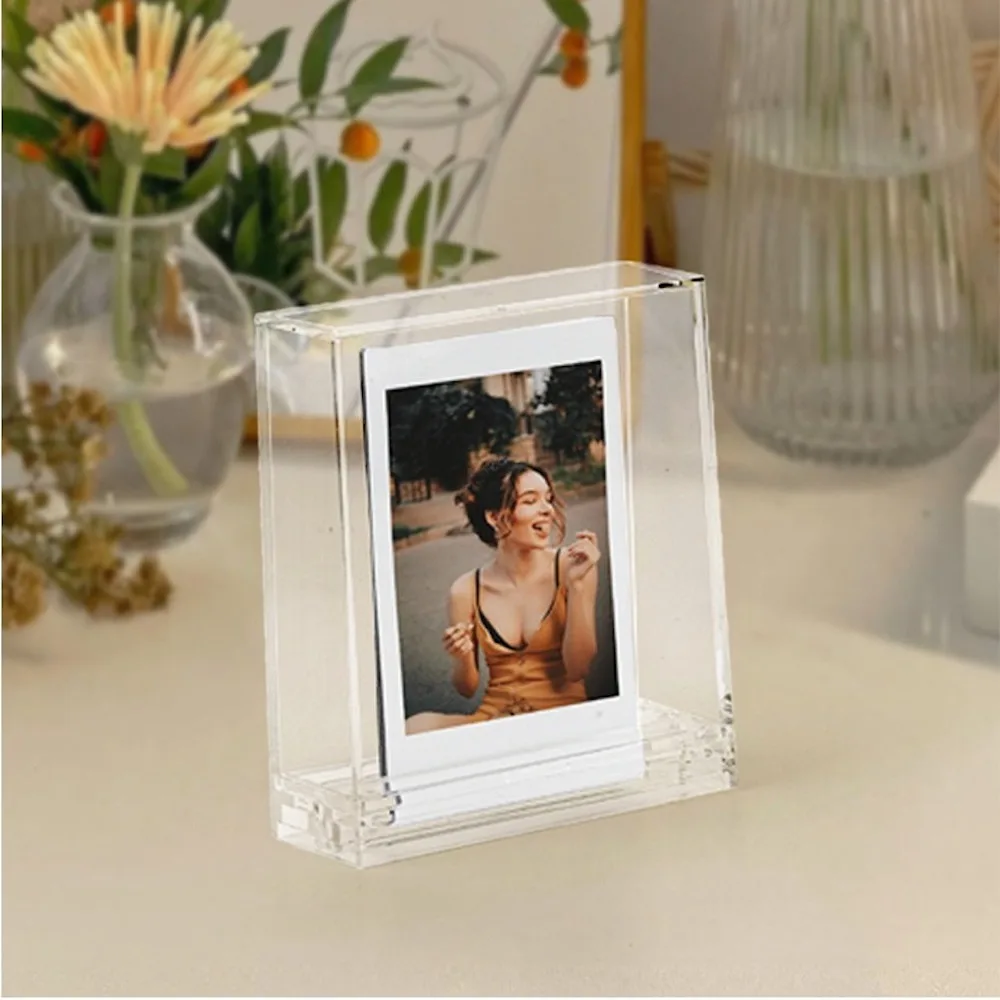 Настольная прозрачная фоторамка для мини-пленки Instax Square SQ CAC34
