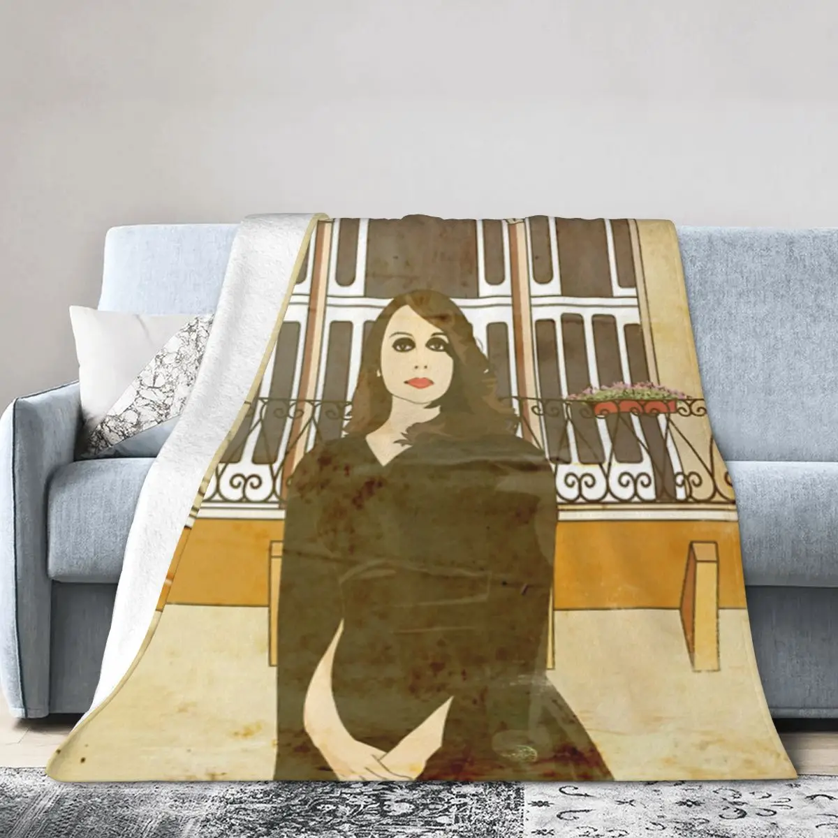 Ультрамягкое одеяло из микрофлиса Fairuz Beirut
