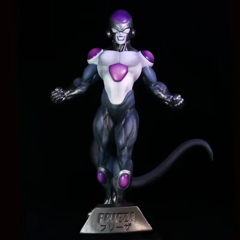 Bandai Драконий жемчуг аниме фильм злодей черный золотой Фриза персонаж наконечник Статуэтка из ПВХ серия с основанием 18 см модель игрушка подарок для мальчика