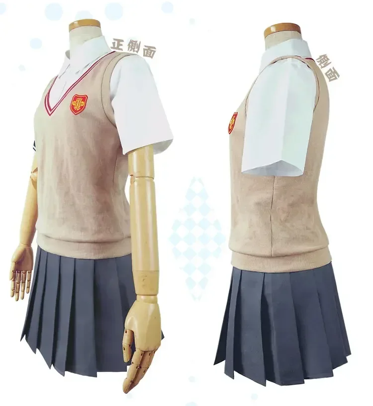 Аниме Косплей Костюм Мисака Микото Cute Toaru Kagaku No Railgun Shirai Kuroko Косплей Костюм Женщины Девушка 2025 AAr5A
