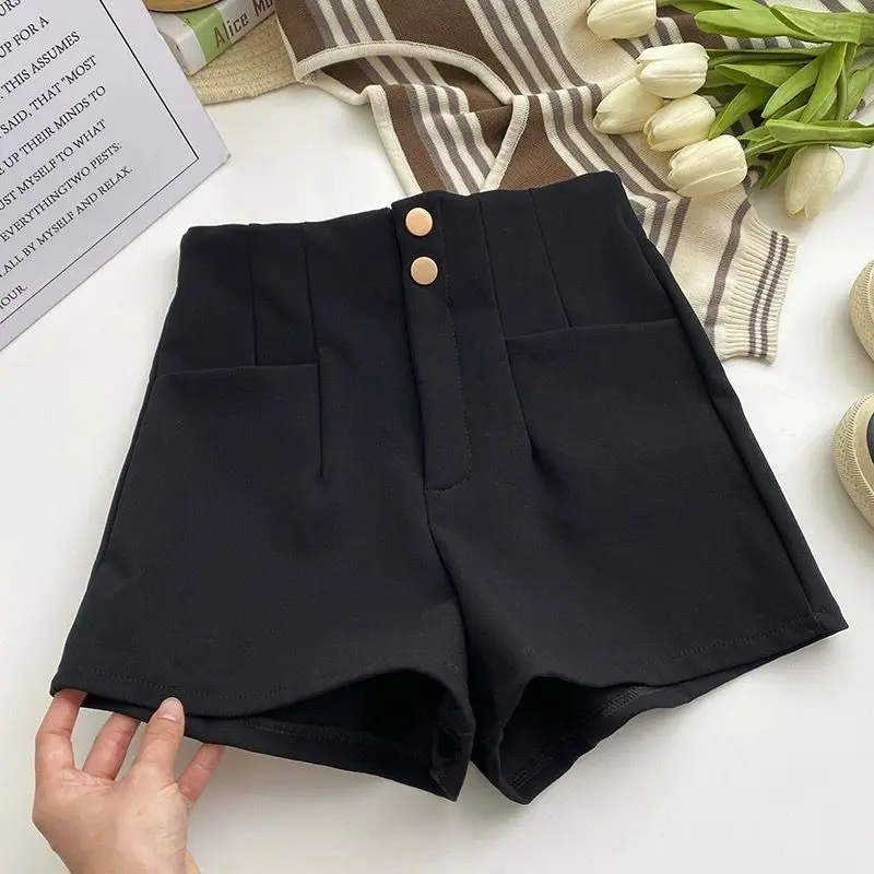 이불 krótkie spodenki damskie do tańca na rurze dla kobiet Bokserki Micro Mini Wysoka talia Czarny design Elasticity Flowy Eleganckie letnie jorts Hot