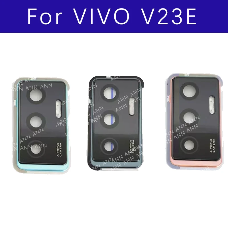 Для vivo V23e 5G стеклянная крышка объектива задней камеры с заменой рамки V2126