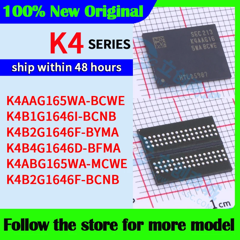 K4AAG165WA-BCWE K4B1G1646I-BCNB K4B2G1646F-BYMA K4B4G1646D-BFMA K4ABG165WA-MCWE K4B2G1646F-BCNB Высокое качество Новый
